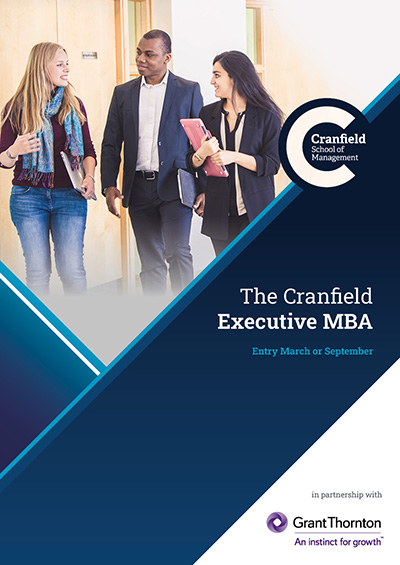 Executive MBA brochure