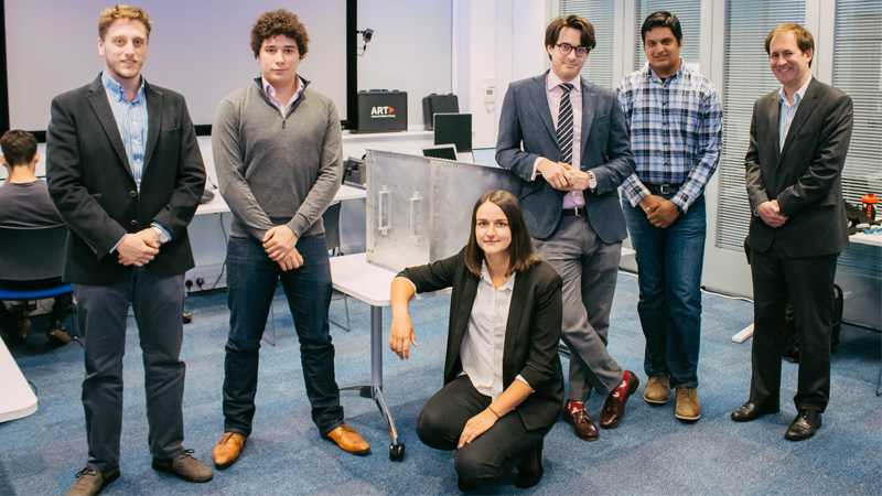 Students who have been working on Mixed Reality with Marshall Aerospace Defence Group