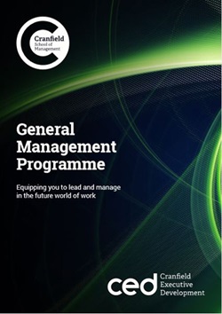 General Management Programme