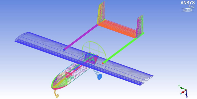AIRSTART UAV design diagram