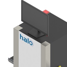 Halo airport security scanner sketch