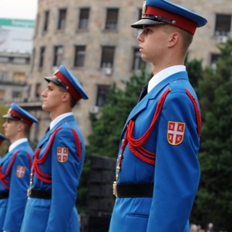 Honour guard Serbia