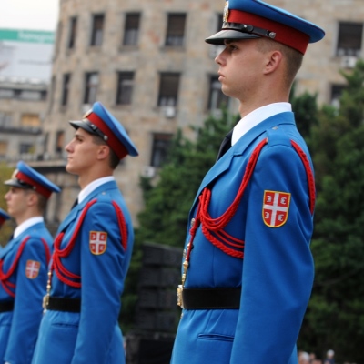 Honour guard Serbia