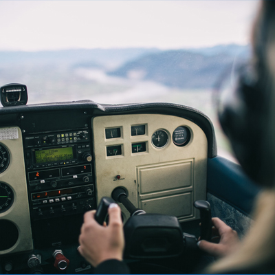 Light Aircraft Cockpit