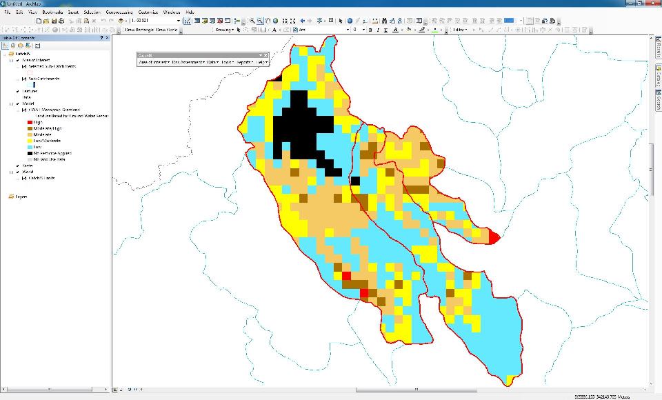 CatchIS ground water hotspots - mecoprop on grass
