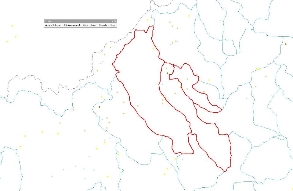 CatchIS ground water boreholes - mecoprop on grass