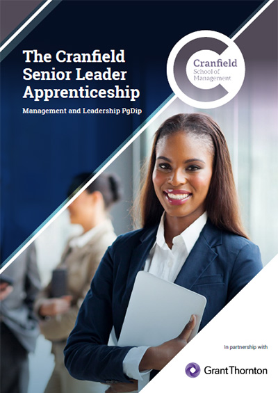 Senior Leader Apprenticeship: Management and Leadership brochure