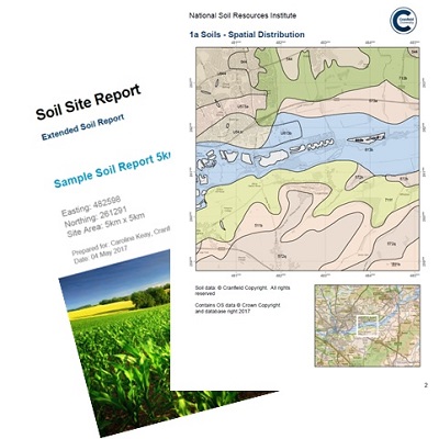 Soil Site Report pages
