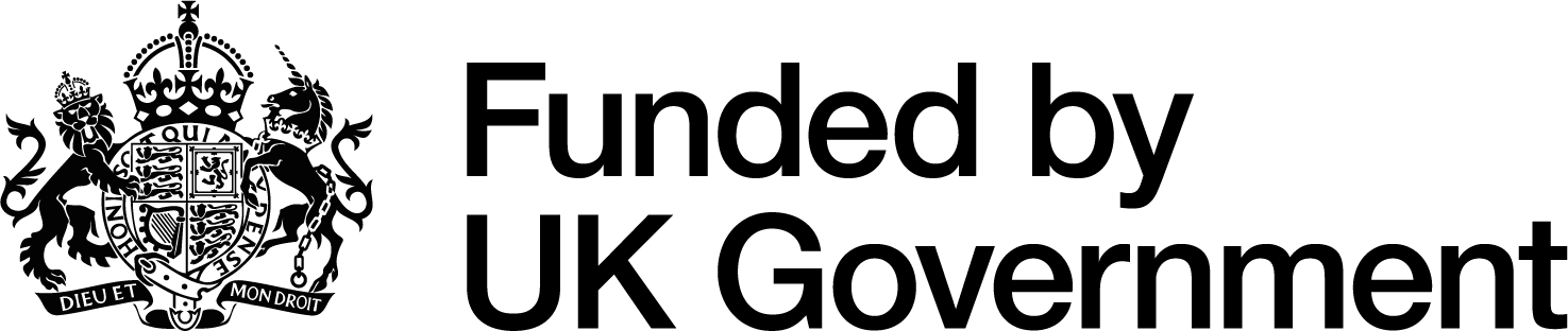 Logo: Funded by UK Government