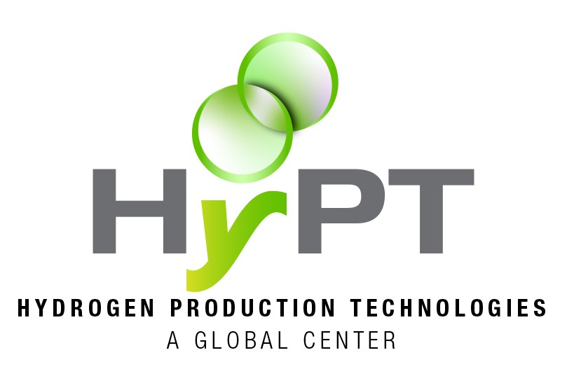Logo: HyPT Hydrogen Production Technologies - A Global Center