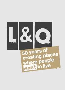 Logo: L&Q - 50 years of creating places where people want to live