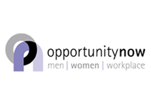 Logo: Opportunity Now - Men | Women | Workplace