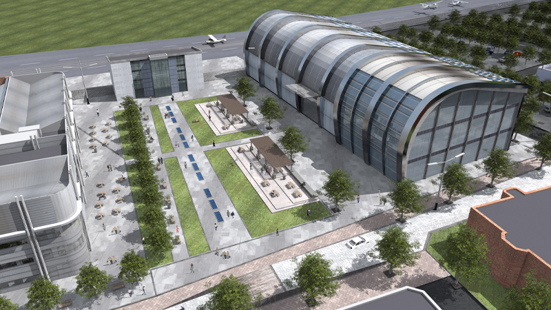 Forberedende navn udslettelse Seaside New £35m Aerospace Centre to be built at Cranfield University
