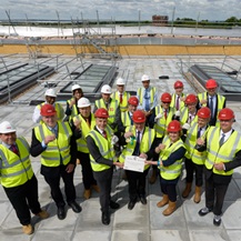 AIRC Topping Out ceremony