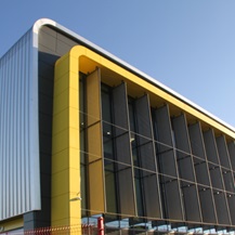 AIRC building front sun