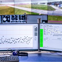 Digital control centre screens