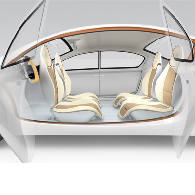 Stock image of autonomous vehicle (concept)