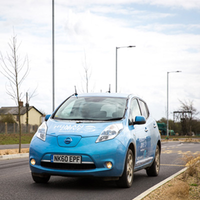 HumanDrive car on Mueavi road