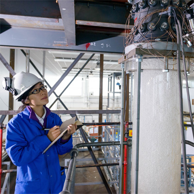 Cranfield's near-industrial scale flow test loop