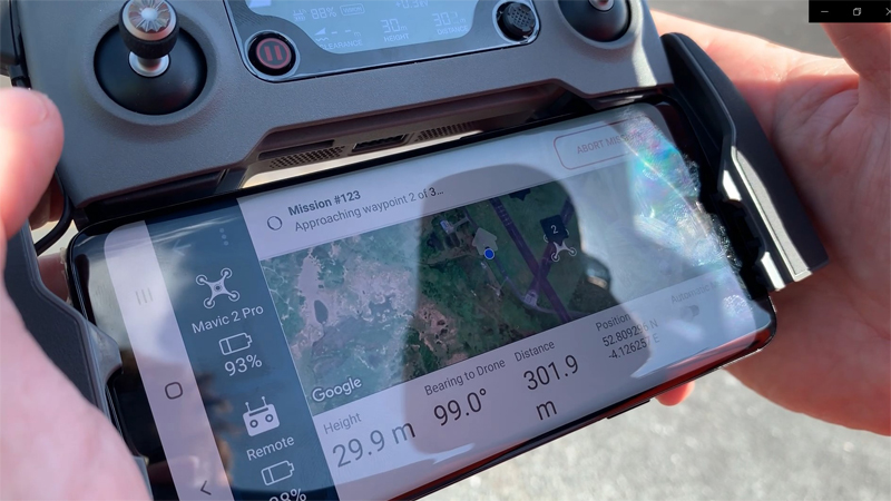 CASCADE project shot of app in action