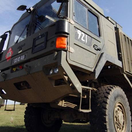 Armed forces truck.