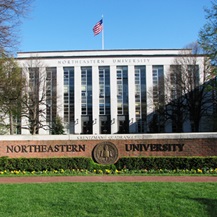 Front of Northeastern University