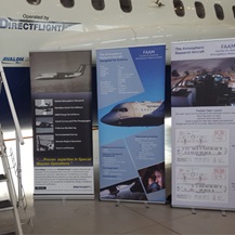 Plane with FAAM posters
