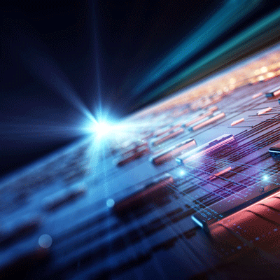 Sun emerging over the dark earth, cropped image