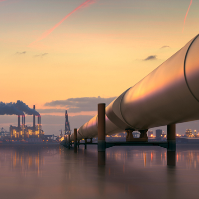 Power station pipeline