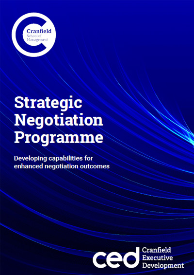 Strategic Negotiation Programme